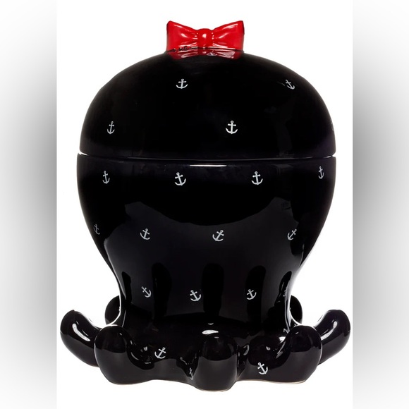 Sourpuss Retired Smiling Octopus ๐ Canister - Picture 3 of 3